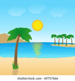 Tropical landscape