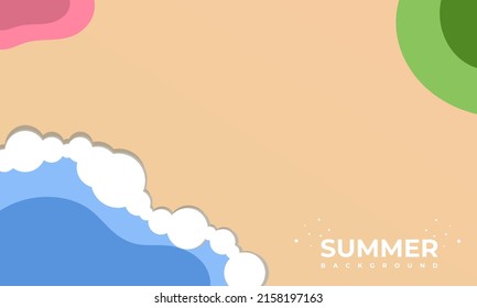 Tropical Landscape Summer background design.