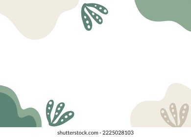 Plantilla de diseño de fondo de hoja tropical vectorial