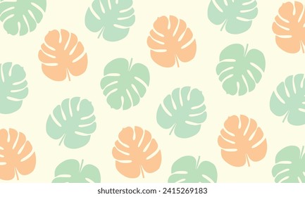 Tropical leaf backgrounds are suitable for wallpaper, fabric designs, clothing designs, and many others.