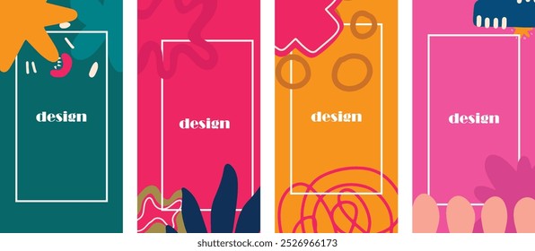 
A tropical leaf banner featuring lush green jungle plants, exotic flowers, and a nature frame with banana, monstere, and This vector design offers realistic elements perfect 