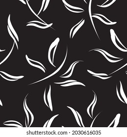 Fondo de patrón de hoja tropical sin soldadura botánico adecuado para impresiones de moda, gráficos, fondos y artesanías