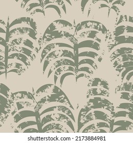 Pincel de hojas tropicales de pincel diseño de patrones sin fisuras para textiles de moda, gráficos y artesanías