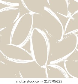 Tropical Leaf Brush strokes seamless pattern design for fashion textiles, graphics and crafts