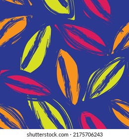 Pincel de hojas tropicales de pincel diseño de patrones sin fisuras para textiles de moda, gráficos y artesanías