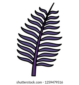 tropical leaf design