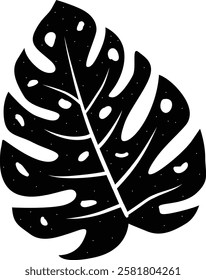 Tropical leaf design ,sticker,card,wall art,social post and more