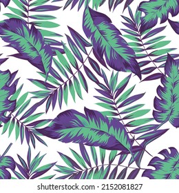 Tropical leaf design Summer pattern design Beach print Leaf printing