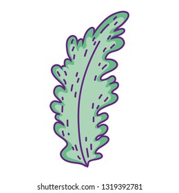 tropical leaf ecology icon