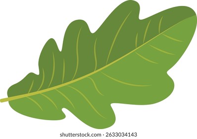 Tropisches Blattelement. Exotische Blattpflanze und Blume. Vektorgrafik