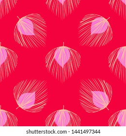 Tropical leaf floral seamless pattern. Background with monstera, banana tropical leaves. Exotic print for swimsuits. Floral seamless pattern.
