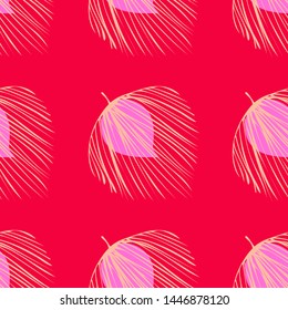 Tropical leaf floral seamless pattern. Background with monstera, banana tropical leaves. Exotic print for swimsuits. Floral seamless pattern.