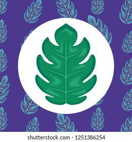 tropical leaf icon