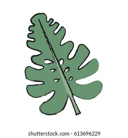 tropical leaf icon