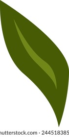 Vektorillustration des Tropenblattsymbols