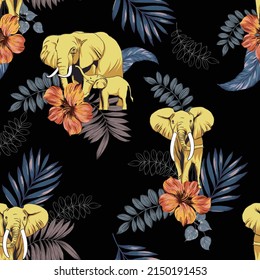 Tropical Leaf Tropical illustration Outdoor printing  
Jungle print  
Forest illustration