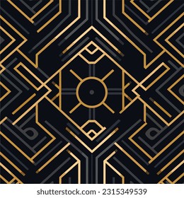 Tropical leaf line art background vector. Abstract, floral