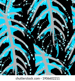 Tropical Leaf. Modern Motif. Jungle Print. Foliage