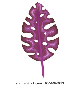 tropical leaf palm icon