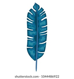 tropical leaf palm icon