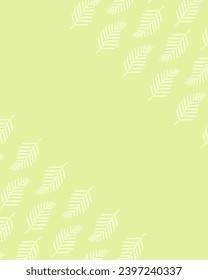 tropical leaf pattern background simple and clean illustration vector nature green botanical leaf silhouette