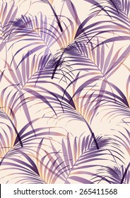 Tropical leaf pattern in vector.
