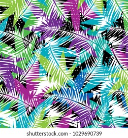 tropical leaf seamless with marijuana texture
