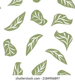 Tropical Leaf seamless pattern design for fashion textiles, graphics and crafts