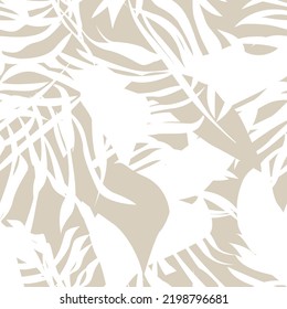 Tropical Leaf seamless pattern design for fashion textiles, graphics and crafts