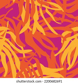 Tropisches Leaf nahtloses Muster-Design für Modetextilien, Grafiken und Handwerk