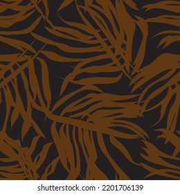 Tropical Leaf seamless pattern design for fashion textiles, graphics and crafts