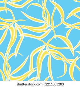 Tropical Leaf seamless pattern design for fashion textiles, graphics and crafts