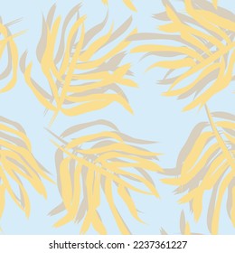 Tropical Leaf seamless pattern design for fashion textiles, graphics and crafts