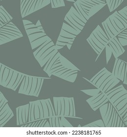 Tropical Leaf seamless pattern design for fashion textiles, graphics and crafts