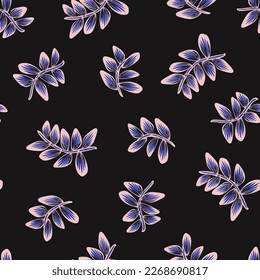 Tropical Leaf seamless pattern design for fashion textiles, graphics and crafts