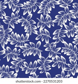 Tropical Leaf seamless pattern design for fashion textiles, graphics and crafts