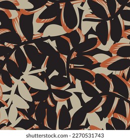Tropical Leaf seamless pattern design for fashion textiles, graphics and crafts