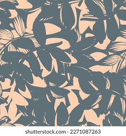 Tropical Leaf seamless pattern design for fashion textiles, graphics and crafts