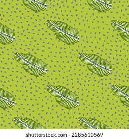Nahtloses Muster aus tropischen Blättern. Exotische Blätter, Hintergrund. Dschungelpflanzen endlose Tapeten. Regen Sie den blühenden hawaiianischen Hintergrund des Waldes. Design für Stoff, Stoffdruck, Umhüllung, Abdeckung. Vektorgrafik