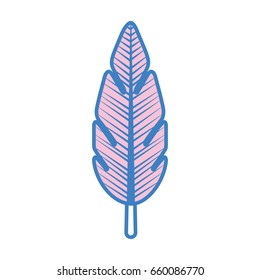 tropical leaf summer icon