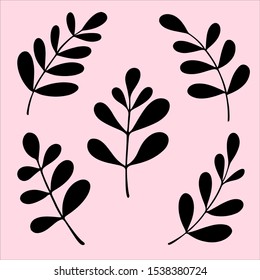 Tropical Leaf Vector. EPS format