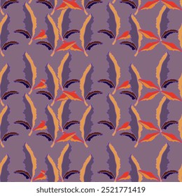 Folha tropical Papel de parede, natureza de luxo deixa design de padrão vetorial. Desenho desenhado à mão esboço para tecido, impressão, tampa, banner e convite. 