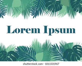 tropical leafs background
