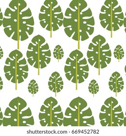 tropical leafs pattern background