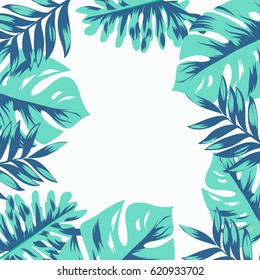 Tropical leave background