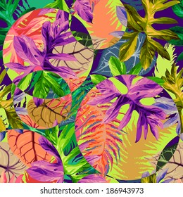 tropical leaves