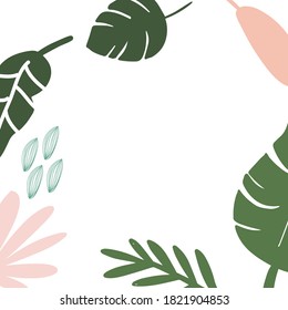Tropische Blätter abstrakter Hintergrund für Ihr Design