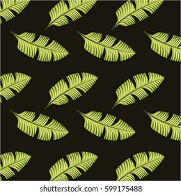 tropical leaves background. colorful design. vector illustration