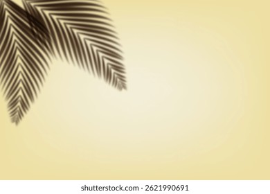 Tropical leaves background. Summer holiday banner. Vector illustration