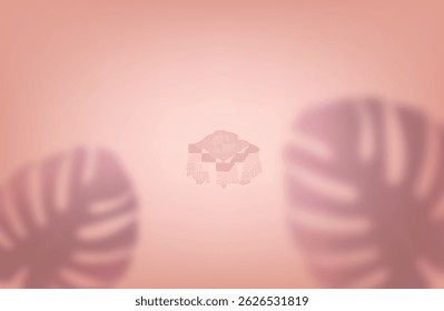 Tropical leaves background. Summer holiday banner. Vector illustration